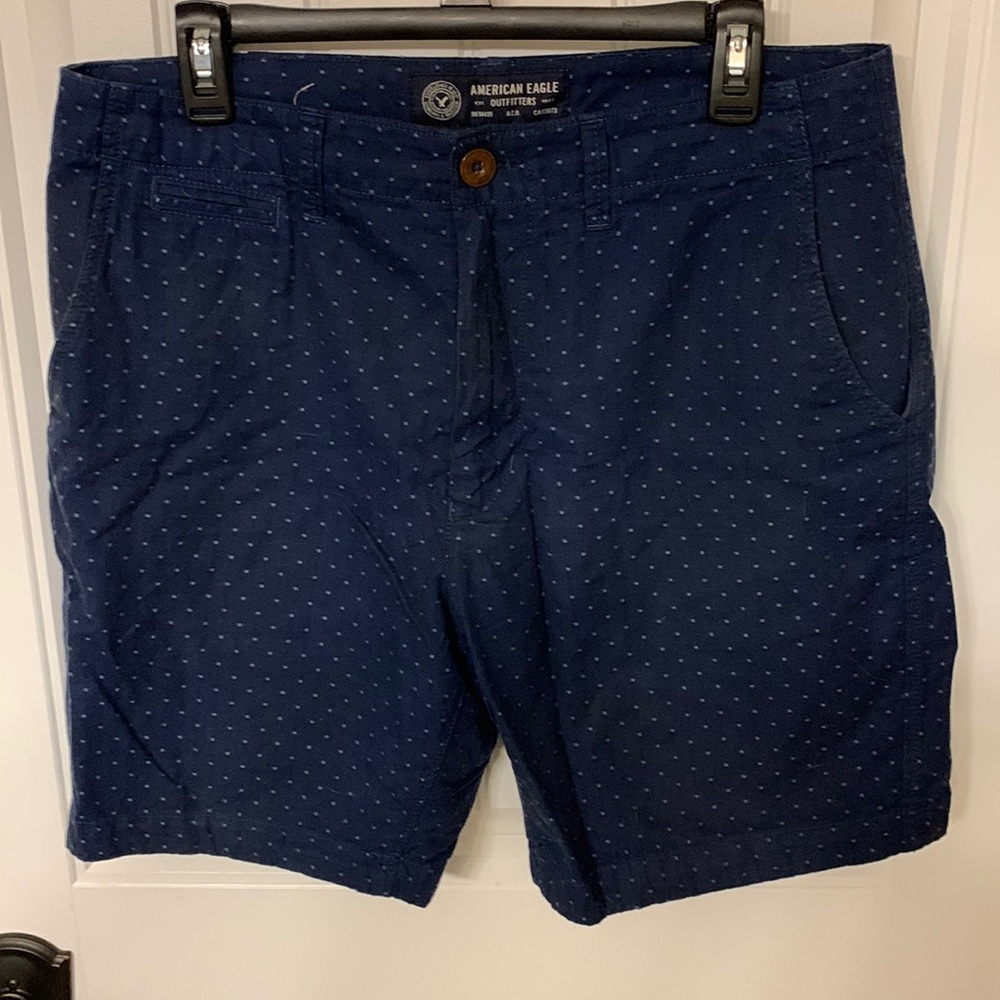 Blue American Eagle Dress Shorts